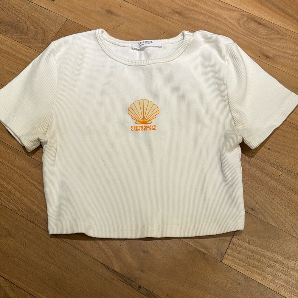 Pepper mayo baby tee